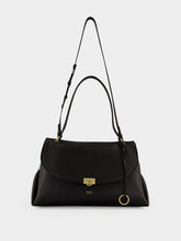 Ferragamo Black Large Sofia Shoulder Bag