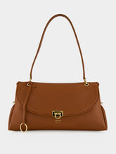 Ferragamo Cognac Medium Sofia Shoulder Bag
