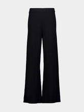 Paula Straight Black Cashmere Pants