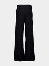 Paula Straight Black Cashmere Pants