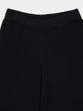 Paula Straight Black Cashmere Pants
