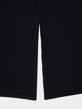 Paula Straight Black Cashmere Pants