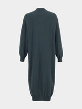 Paula Long Dark Green Cashmere Cardigan