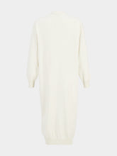 Paula Long Off-White Cashmere Cardigan