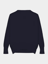 Paula V-Neck Navy Cashmere Sweater
