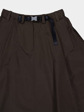 Prada Camouflage Green Technical Circle Skirt