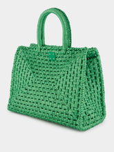 Ferragamo Green Medium Studio Box Bag
