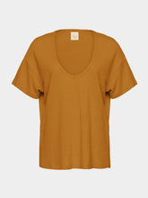 Paula Linen V-Neck T-Shirt