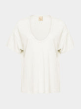 Paula Linen V-Neck T-Shirt