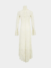 Rabanne Ivory Layered Lace Maxi Dress