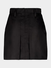 Prada Black Re-Nylon Pleated Mini Skirt