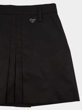 Prada Black Re-Nylon Pleated Mini Skirt