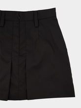 Prada Black Re-Nylon Pleated Mini Skirt