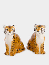 Quail Ceramics Tiger Salt and Pepper Set