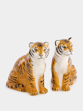 Quail Ceramics Tiger Salt and Pepper Set