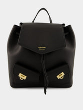 Ferragamo Mini Harley Black Leather Backpack