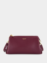 Ferragamo Plum Gancini Chain Mini Bag