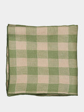 Maison de Vacances Green Bourdon Vintage Canvas Napkin
