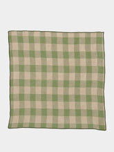 Maison de Vacances Green Bourdon Vintage Canvas Napkin