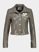 Courrèges Light Mocha Vinyl Reedition Jacket