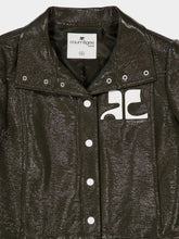 Courrèges Camouflage Green Reedition Vinyl Jacket