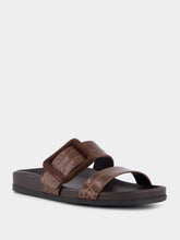 Manolo Blahnik Brown Calf Leather Sandals