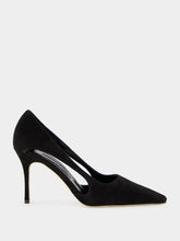 Manolo Blahnik Boukefalos Black Suede Pumps