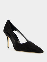 Manolo Blahnik Boukefalos Black Suede Pumps