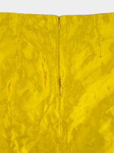 Gabriela Hearst Gold Manuela Midi Skirt in Metallic Silk