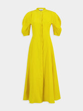 Gabriela Hearst Goldenrod Arabella Linen Shirtdress