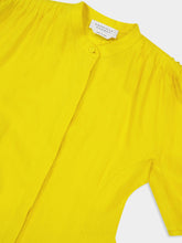 Gabriela Hearst Goldenrod Arabella Linen Shirtdress