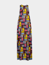 Gabriela Hearst Aurora Multi Niki Patchwork Maxi Dress