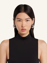 Courrèges Silver Infinity Metal Earrings