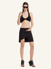 Courrèges Black Infinity Mini Skirt