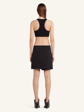 Courrèges Black Infinity Mini Skirt