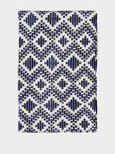 Frescobol Carioca Navy Blue Simao Jacquard Hammock