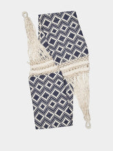 Frescobol Carioca Navy Blue Simao Jacquard Hammock