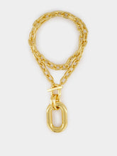 Rabanne Gold-Tone XL Link Necklace with Pendant