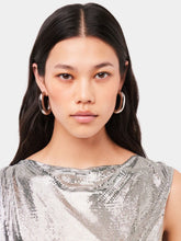Rabanne Silver XL Link Earrings