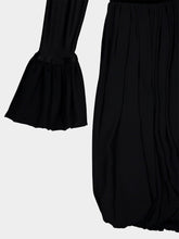 Rabanne Black Panelled Flared Mini Dress