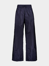 Prada Royal Blue Wide-Leg Re-Nylon Pants