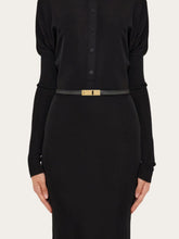 Ferragamo Black Extendable Hug Belt