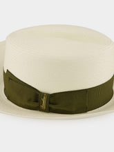 Borsalino Claudette Fine Panama Hat Green Band