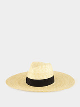 Borsalino Panama Wide Brim Hat Brown