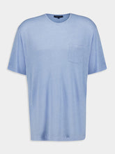 Frescobol Carioca Carmo Linen Jersey Blue T-Shirt