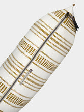 Maison de Vacances Rectangular Cyclades Embroidered Canvas Cushion