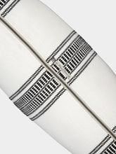 Maison de Vacances Vice Versa Embroidered Canvas Cyclades Black Cushion