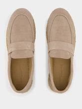 Frescobol Carioca Marcelo Beige Suede Espadrille Loafers