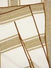 Maison de Vacances Vice Versa Embroidered Canvas Cyclades Throw