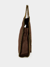 Stella McCartney Mahogany Falabella Fold-Over Tote Bag